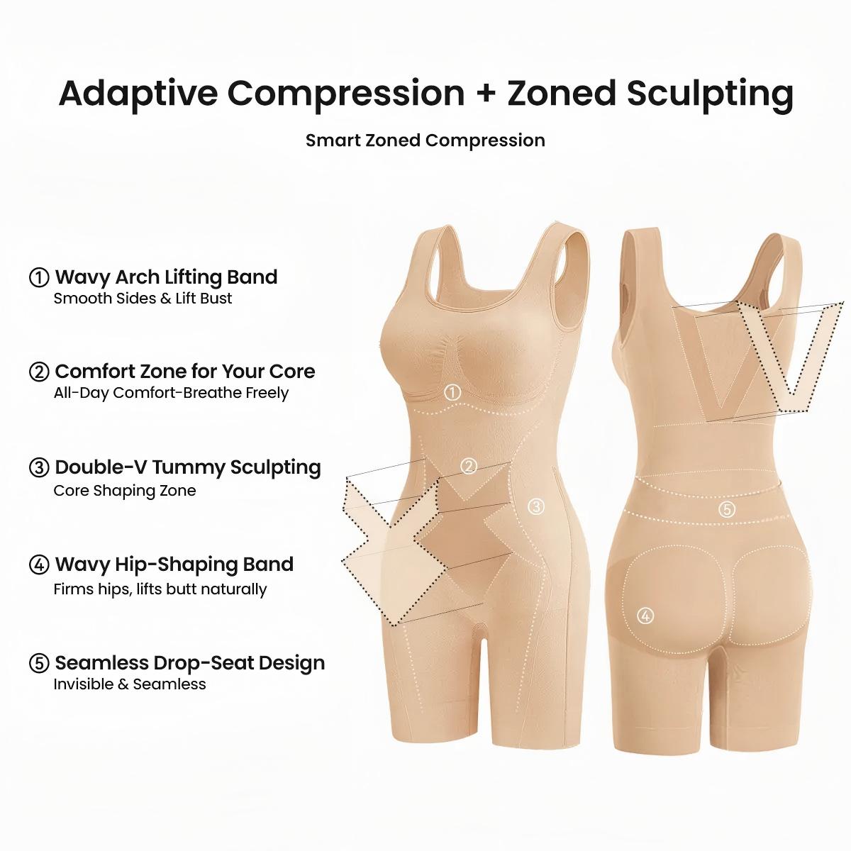 🔥Limited-time 50% off🎁Tummy Control Butt Lifter Faja Bodysuit