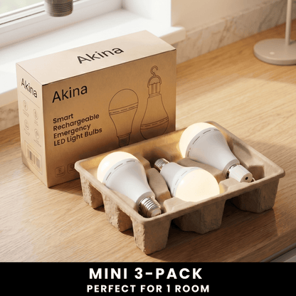 💡🛋️ 3PC Set – Rechargeable Emergency Light Bulbs