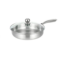 26cm Pan + Lid [Thick‑Gauge Steel]