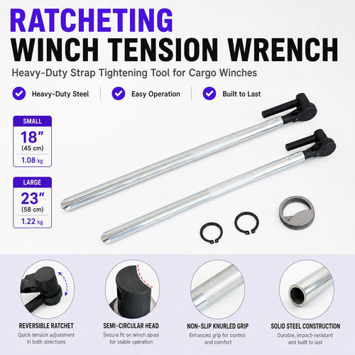 🔧 Ratchet Cargo Winch Tensioner Wrench