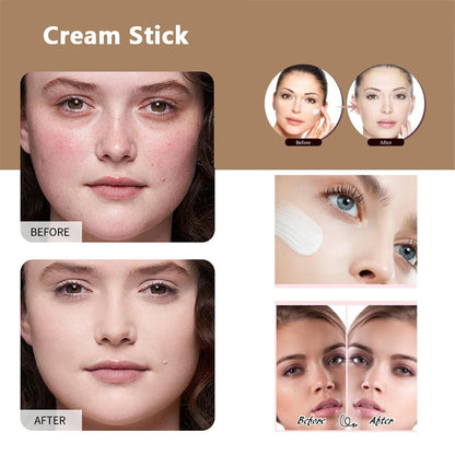 🔥Buy 1 Get 1 Free🌟Double-ended color-changing foundation stick - conceals/contouring and brightens skin tone