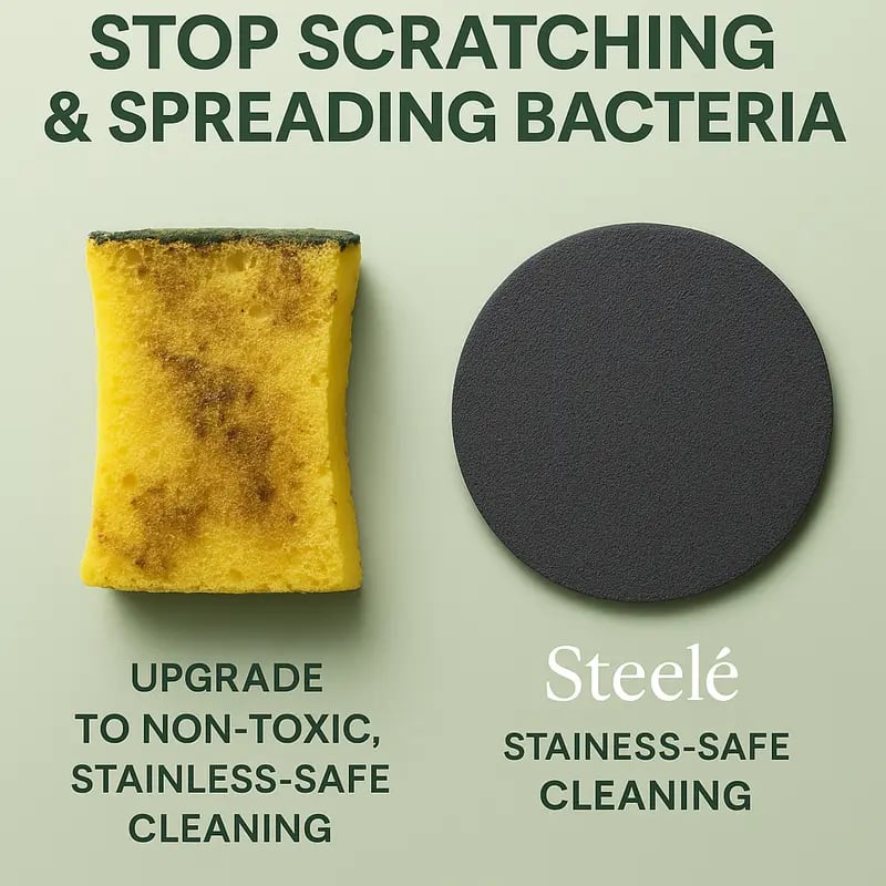 🎉50% off🧽 Stainless steel kitchen cleaning sponges (3-pack)