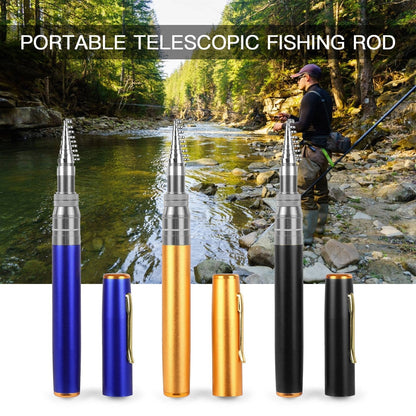 🔥Limited-time 50% off🎣Pen-shaped pocket fishing rod!