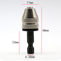 Hex Shank 0.3-3.6 mm Chuck (White)