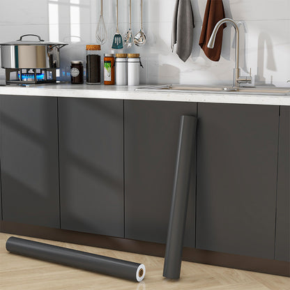 📢📢 Buy 1 Get 1 Free⏰ ✨Self-adhesive PET matte cabinet film, waterproof and oil-proof, aluminum foil backing, furniture renovation sticker.