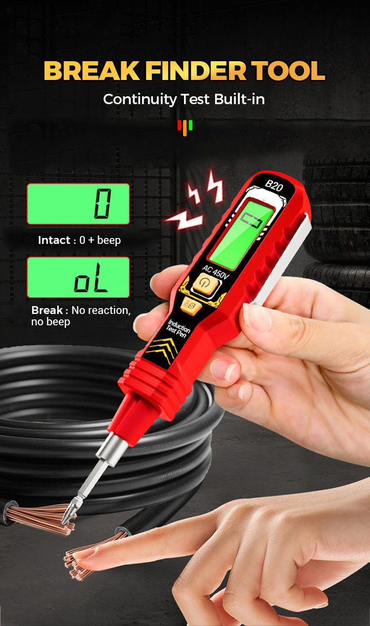 🔥2026 Hot sale🔥Non-Contact Voltage Tester with LCD Display