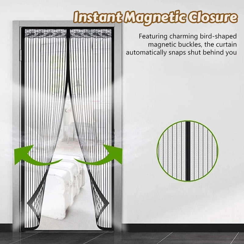 ⏰Limited-time 50% off ✨Magic Mesh Summer Magnetic Mosquito Screen Door Curtain