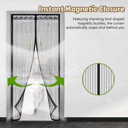 ⏰Limited-time 50% off ✨Magic Mesh Summer Magnetic Mosquito Screen Door Curtain