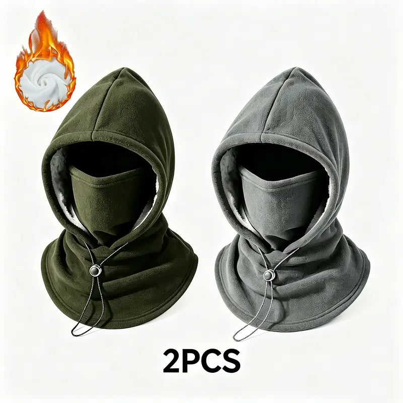 🔥Buy 1 Get 1 Free🔥2-in-1 Flannel Mask & Hat | Windproof Thermal Neck Visor Hat for Cycling 🚴