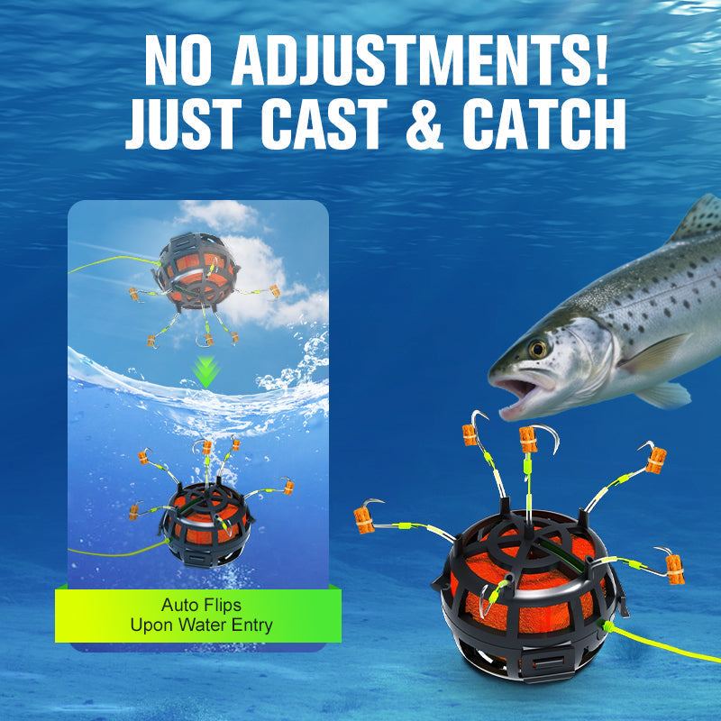 ☀️Limited-time 50% off🥇Reverse Bottom Bait Cage Fishing Hook