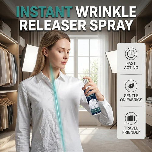👔 Wrinkle-removing spray for clothes – No ironing required