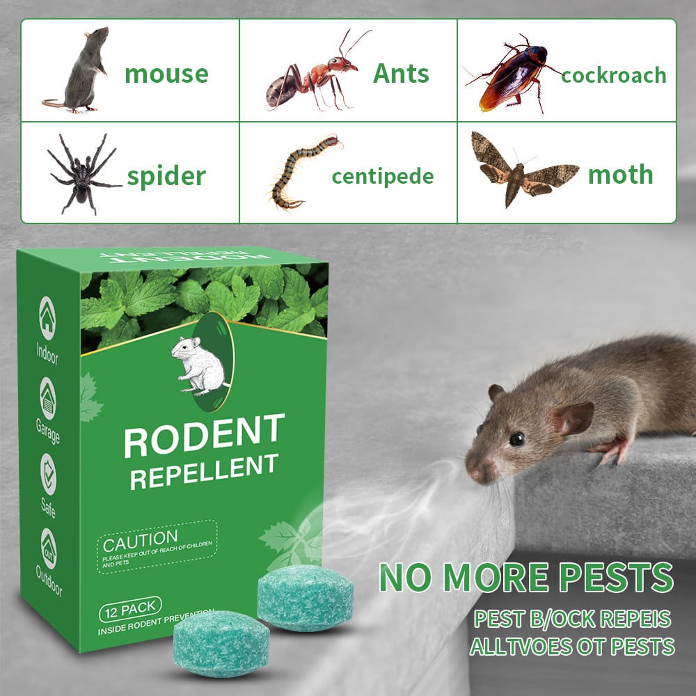 🔥Limited-time Buy One Get One Free Rat Repellent 🐀 12-pack of Rat Repellent Balls -