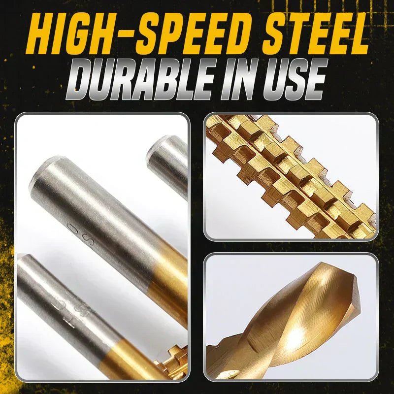 🛠️ LIMITED-TIME 50% OFF! 🔩 Twist Drill Bit Set