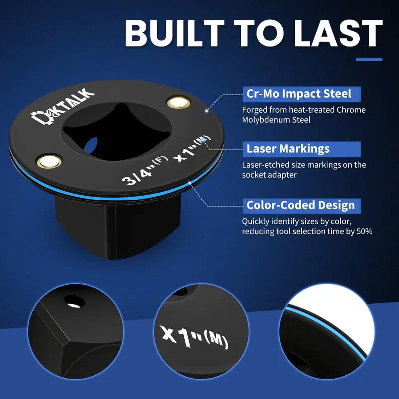💥LIMITED-TIME 50% OFF!🔥2026 Upgraded Low-profile Impact Sleeve Adapter Set (4 pieces)