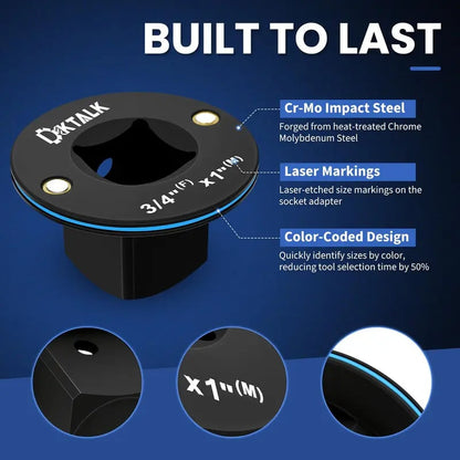 💥LIMITED-TIME 50% OFF!🔥2026 Upgraded Low-profile Impact Sleeve Adapter Set (4 pieces)