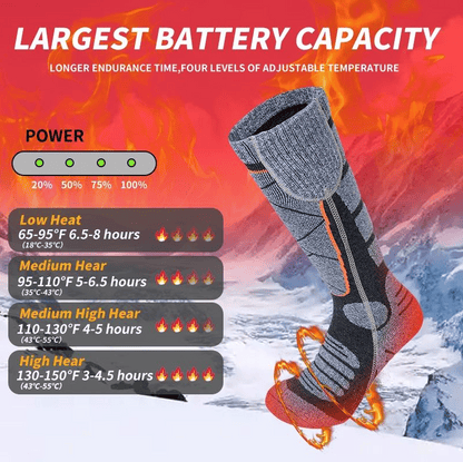 🥳 Enjoy 50% off now! 🥳 A massive hit for 2026—over 50,000 pairs sold! 🔥🧦 Rechargeable heated socks—featuring carbon-fiber rapid-heating technology, they’re the perfect choice for skiing, hiking, and staying warm all winter long! 🛡️✅