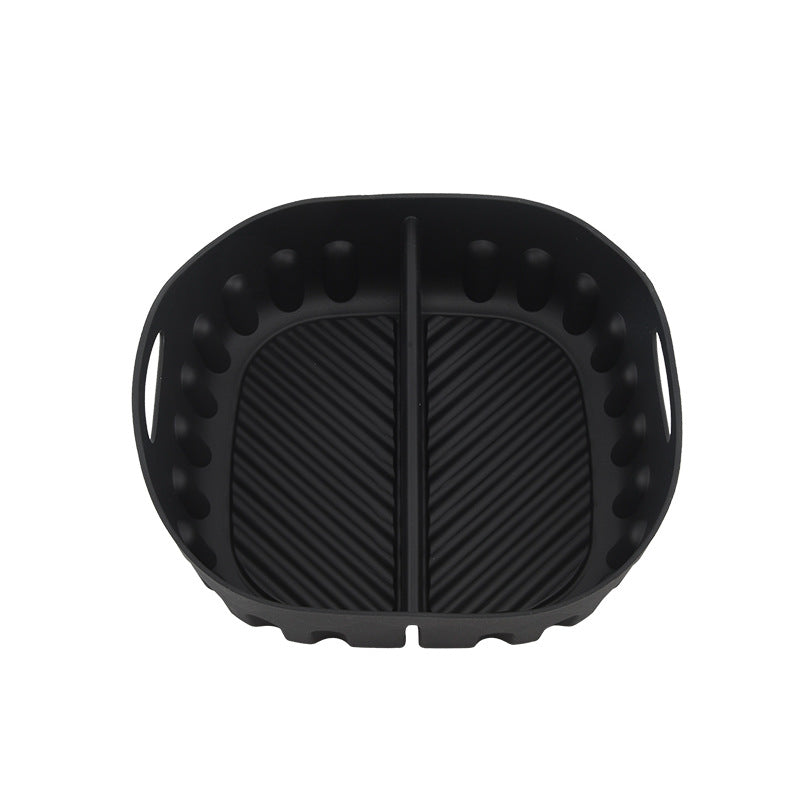 ⏱️ Buy 1 Get 1 Free – Today Only 🔥 Reusable Compartmentalized Silicone Air Fryer Liner