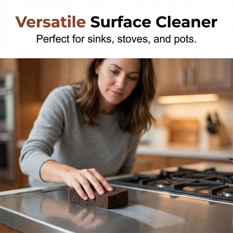 🧽 Enjoy 50% off! 🎉 Brown sponge cleaning brush