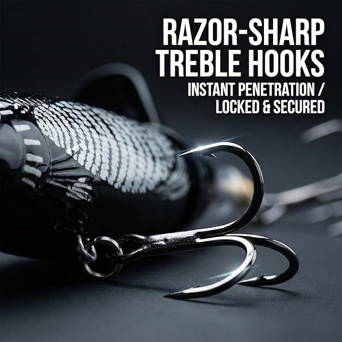 🥳2026 HOT SALE🦈 Elite Surface Predator: Multi-Jointed 360° Rotating Tail Lure