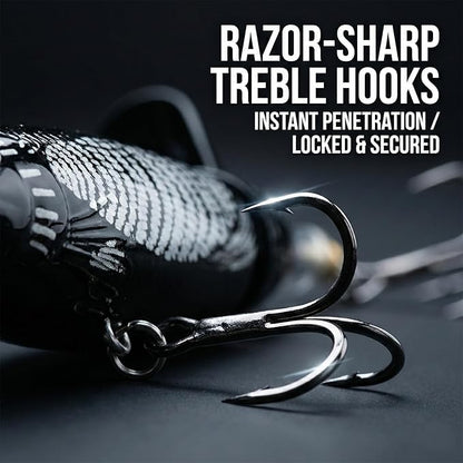 🥳2026 HOT SALE🦈 Elite Surface Predator: Multi-Jointed 360° Rotating Tail Lure