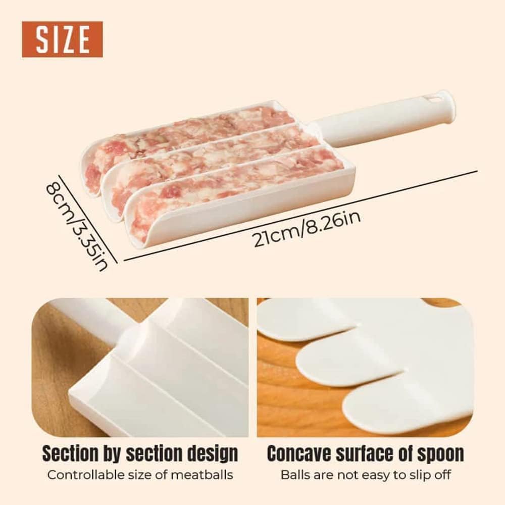 🥩🥬Veg Ball & Kofta Maker Spoon Press