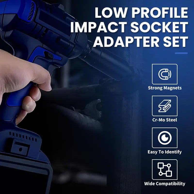 💥LIMITED-TIME 50% OFF!🔥2026 Upgraded Low-profile Impact Sleeve Adapter Set (4 pieces)