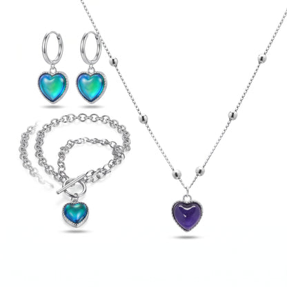 ❤️Temperature-Sensitive Color-Changing Heart Necklace for Women