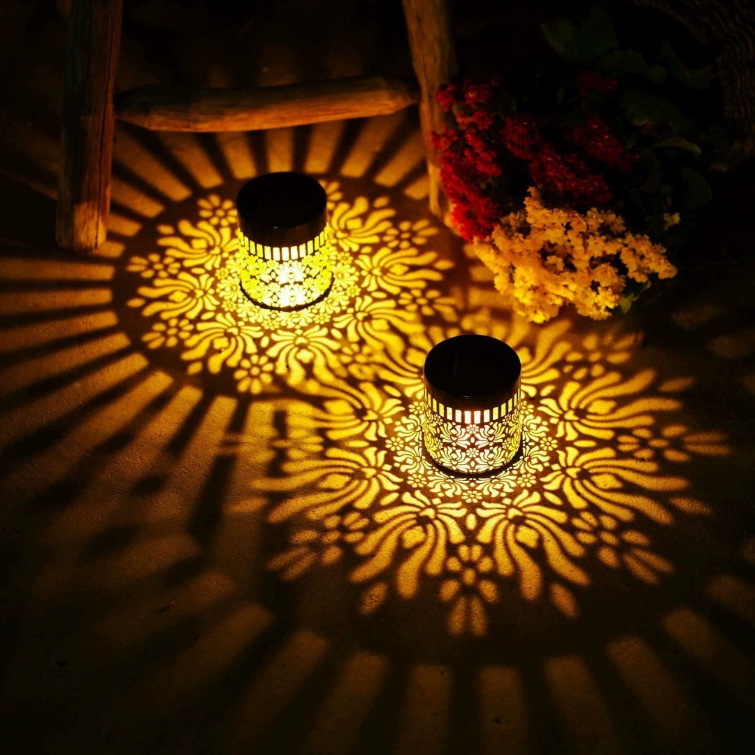 📢50%OFF📢Seven-Color Changing Solar Mandala Projection Wall Light