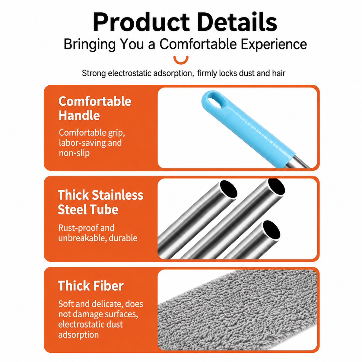 🔥Limited-time 50% off🧹Bendable Washable Microfiber Dust Brush, Hard To Reach Furniture Gaps🧼