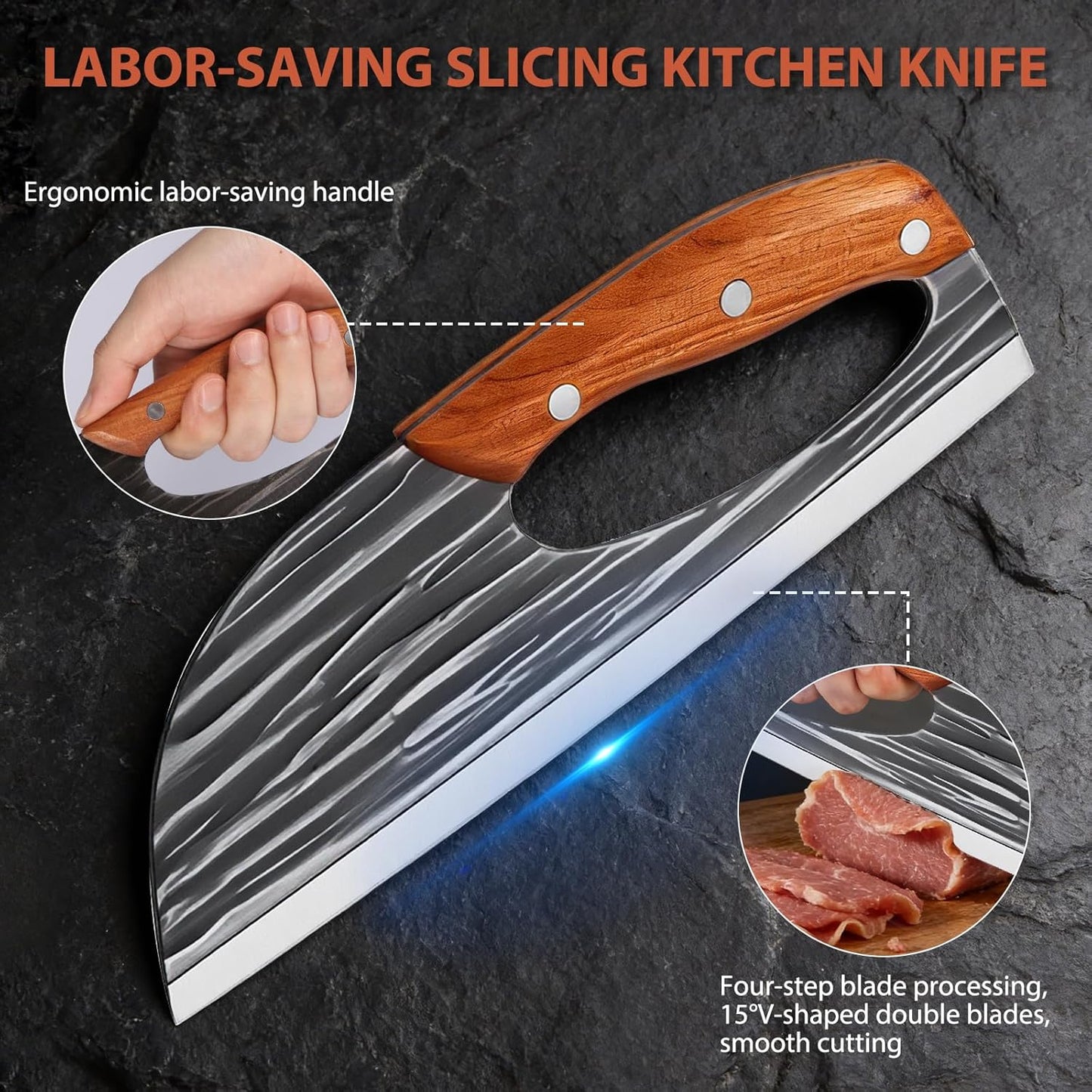 🔥Limited-time 50% off✨Hand-Forged Kitchen Knife Set