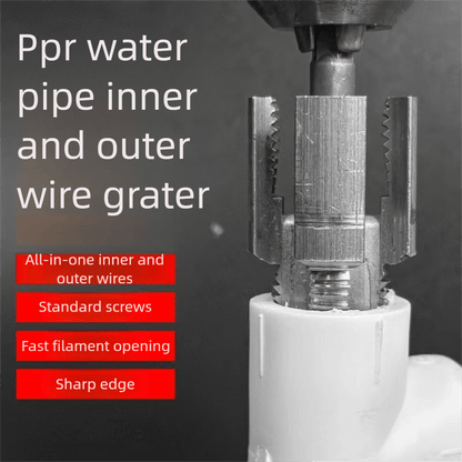 🪛1/2'' and 3/4'' Water pipe internal and external integrated threader