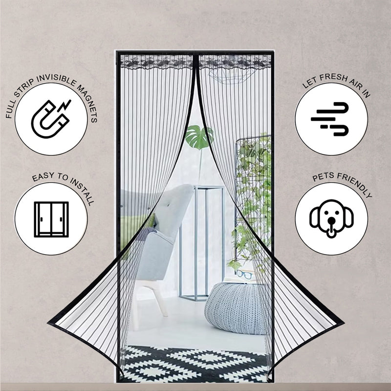 ⏰Limited-time 50% off ✨Magic Mesh Summer Magnetic Mosquito Screen Door Curtain