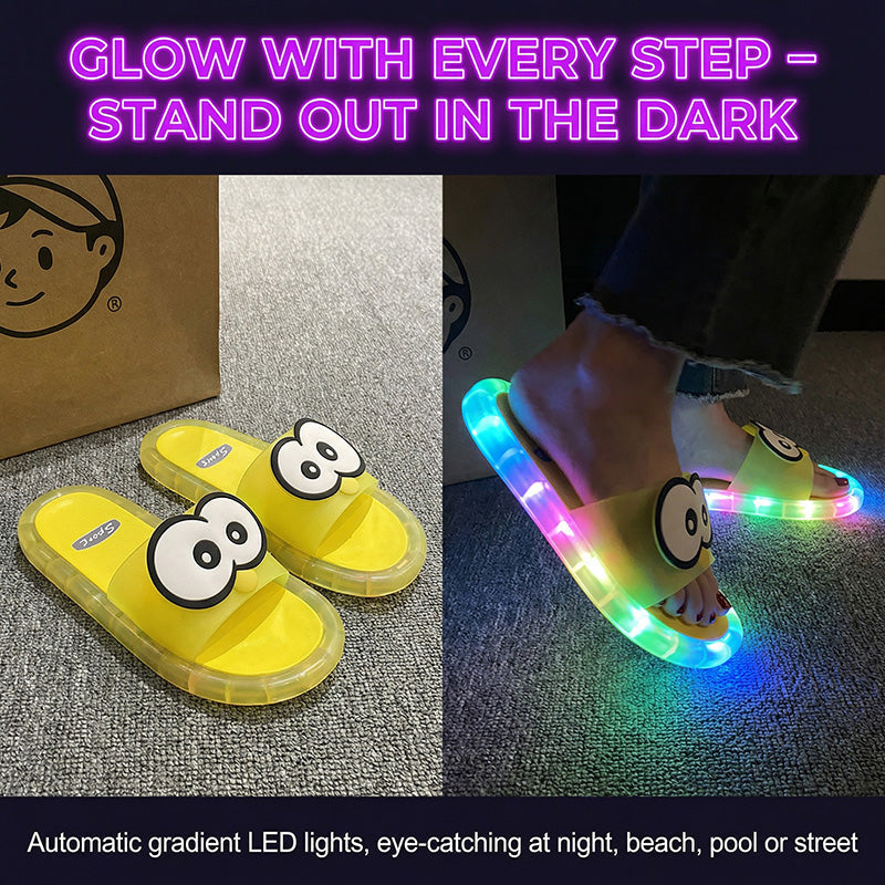 🔥Last Day Sale 50% OFF⏰🩴👀Cute Slippers With Cartoon Motifs That Glow👣🎁