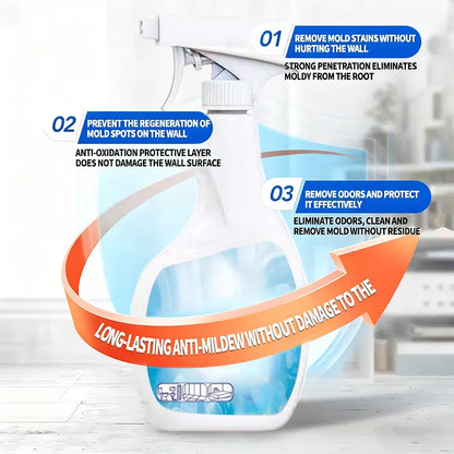 🔥Buy One Get One Free for a Limited Time🔥 High-Efficiency Mold Remover Spray - Prevents Mold from Growing Again 🚫🧫