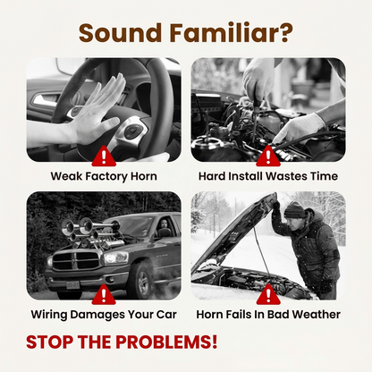 🛻📢150DB Dual Trumpet Horn For Vehicles