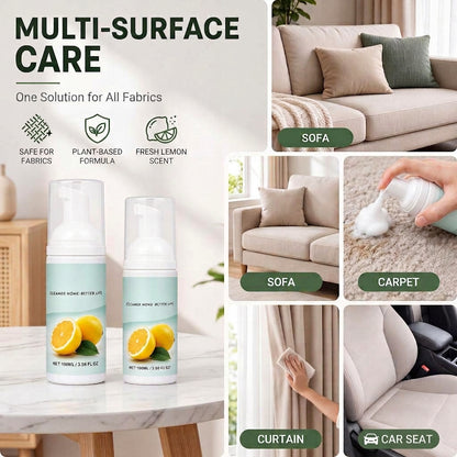 ⏳🔥LIMITED-TIME 50% OFF! ⏰Buy 1 Get 1 Free！Scented Foam Cleaner - Lemon Scent, Multi-purpose Gentle Stain Remover for Home, Kitchen, and Bathroom