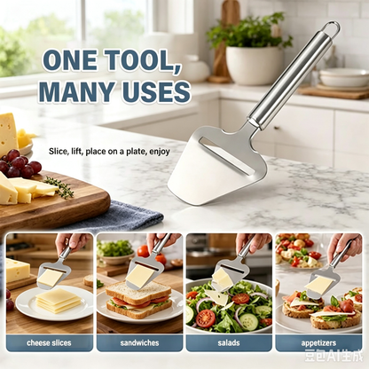 🔥 Half-price offer for the first 50 customers 🔥High-Quality Stainless Steel Cheese Slicer