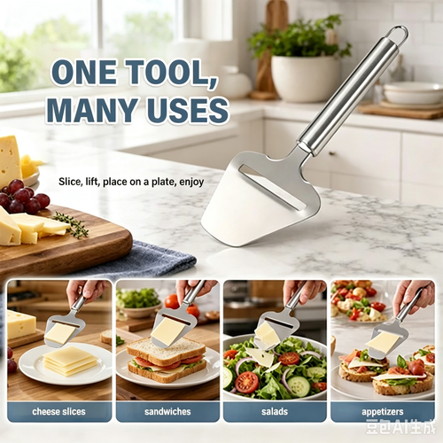 🔥 Half-price offer for the first 50 customers 🔥High-Quality Stainless Steel Cheese Slicer