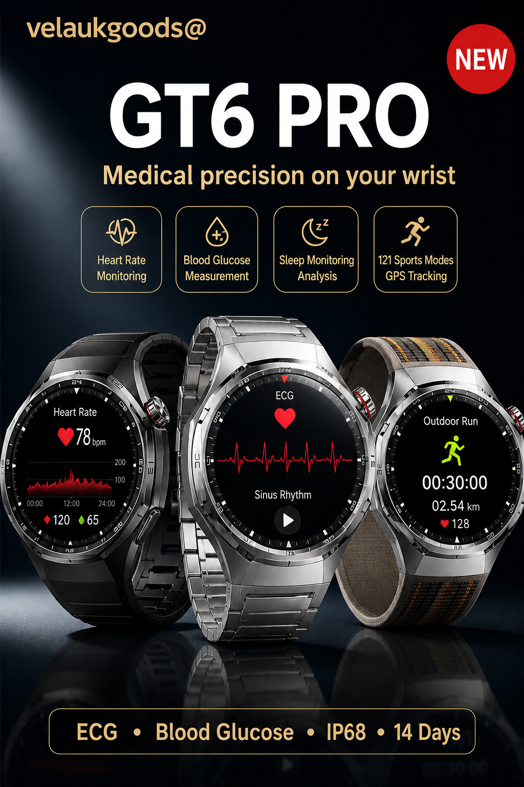 GT6pro Bluetooth Call Smartwatch – Bestseller