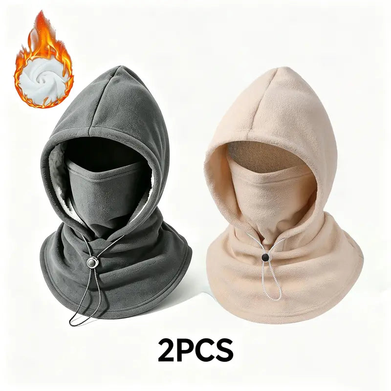 🔥Buy 1 Get 1 Free🔥2-in-1 Flannel Mask & Hat | Windproof Thermal Neck Visor Hat for Cycling 🚴