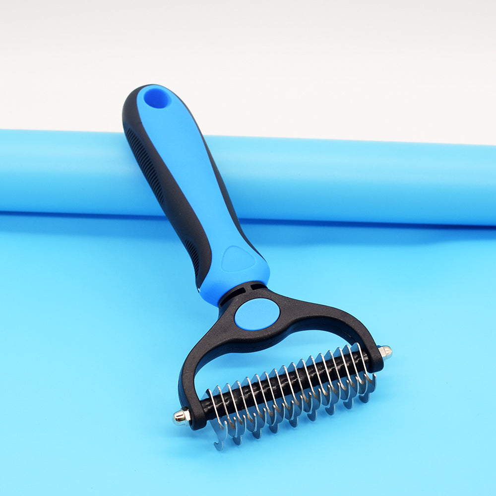 🎁New Arrival 50% OFF💥 2-in-1 Deshedding & Dematting Pet Brush