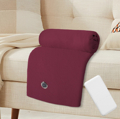 🔥Cozyhug🔥Portable Heated Shawl Soft Zipper Electric Heated Blanket Shawl