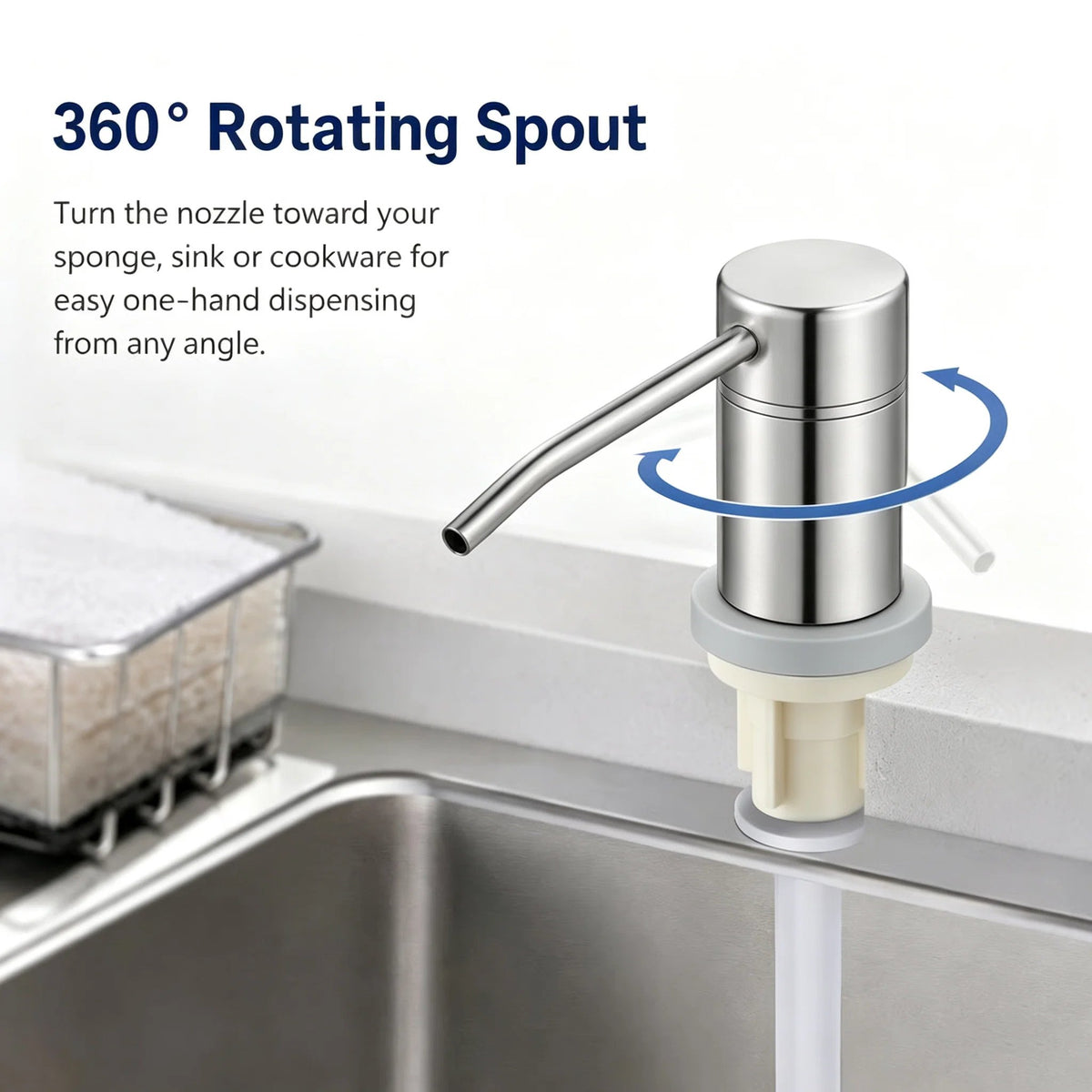 🔥Last Day 48% OFF - Kitchen Sink Soap Dispensers✨