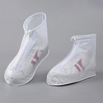 🌦️Waterproof Shoe Covers with Zipper & Adjustable Drawstring