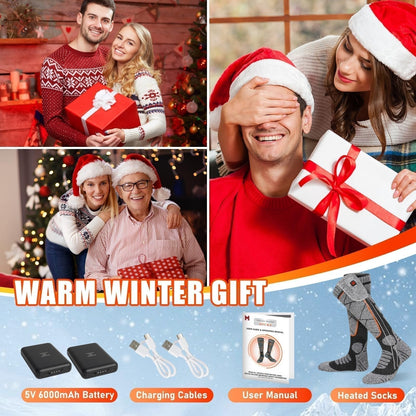 🥳 Enjoy 50% off now! 🥳 A massive hit for 2026—over 50,000 pairs sold! 🔥🧦 Rechargeable heated socks—featuring carbon-fiber rapid-heating technology, they’re the perfect choice for skiing, hiking, and staying warm all winter long! 🛡️✅