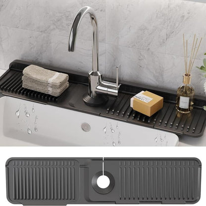 🔥 BUY 3 GET 2 FREE💧Silicone Sink Faucet Draining Mat