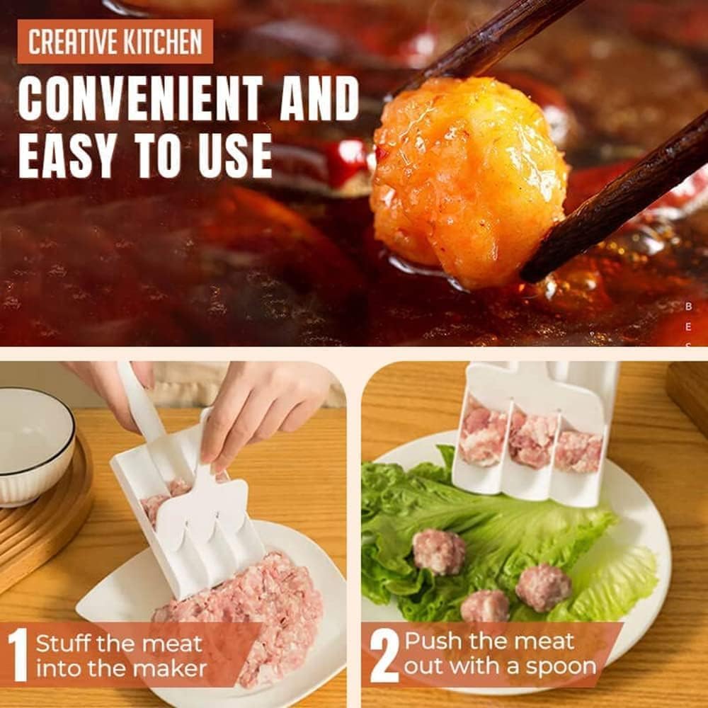 🥩🥬Veg Ball & Kofta Maker Spoon Press