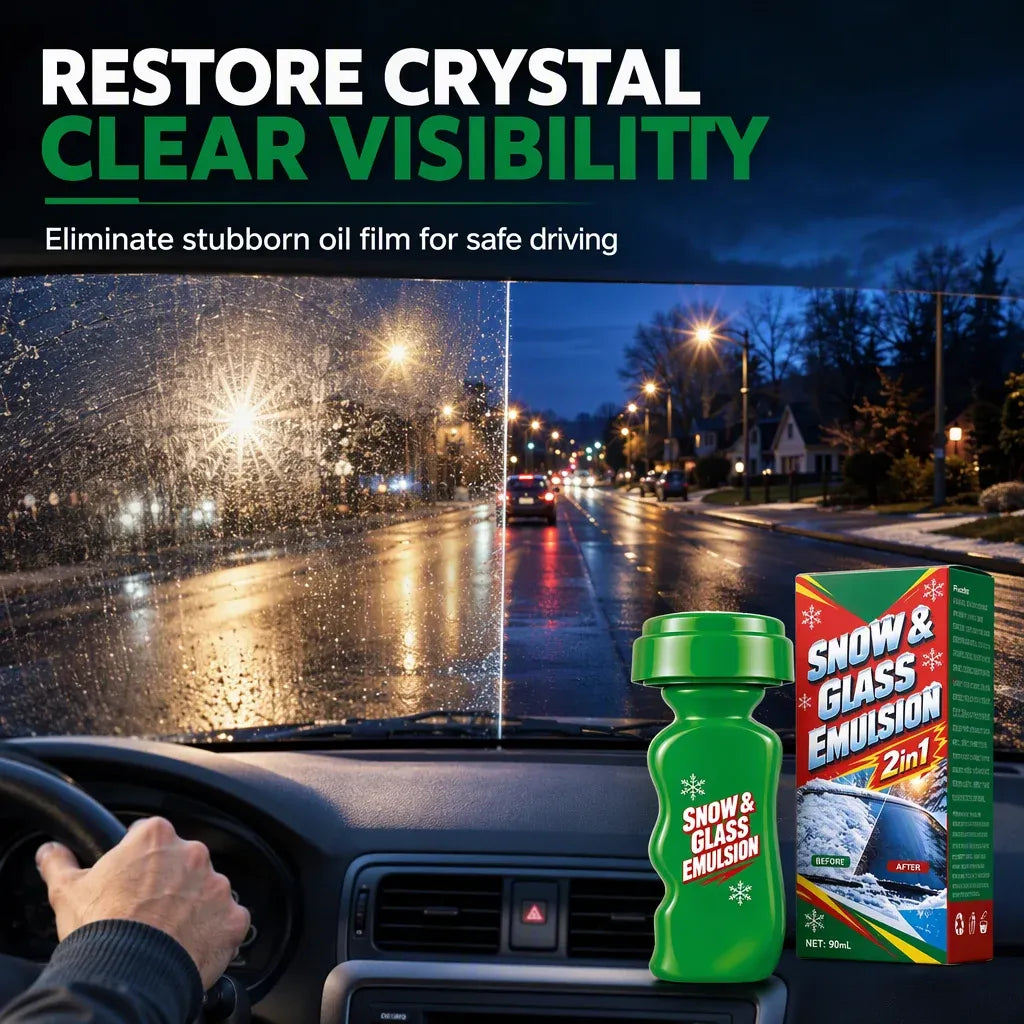 ❤️ Buy 1, Get 1 Free! 🎉 Multifunctional 2-in-1 Car Glass Cleaner (with handle)