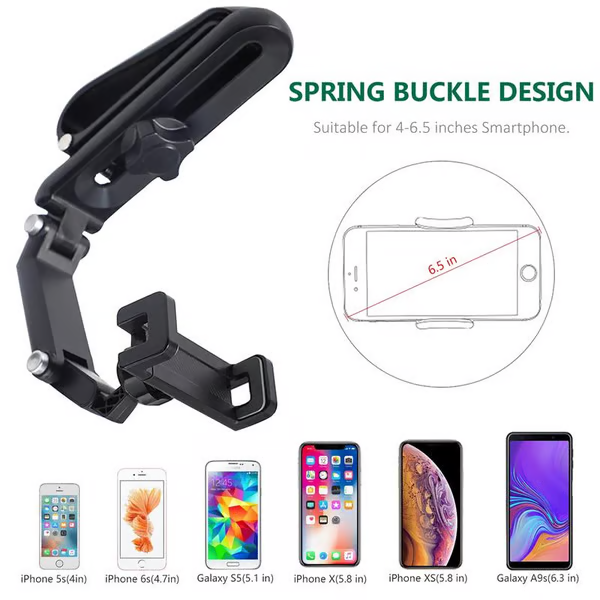 📢Limited-time 50% off!! ⏰ Rotatable and retractable car phone holder