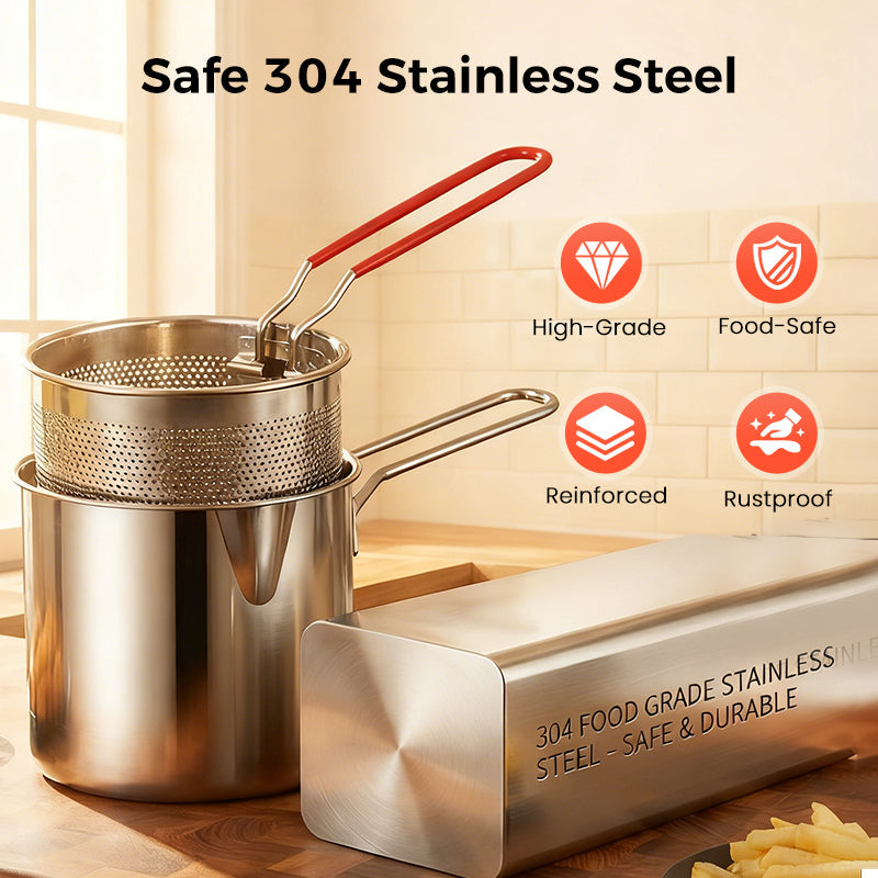 🔥LAST DAY SALE 49% OFF🎁304 Stainless Steel Multifuntional Fryer